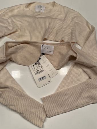 2 Zara Bolero Beige Gr. 140 Neu mit Etikett -