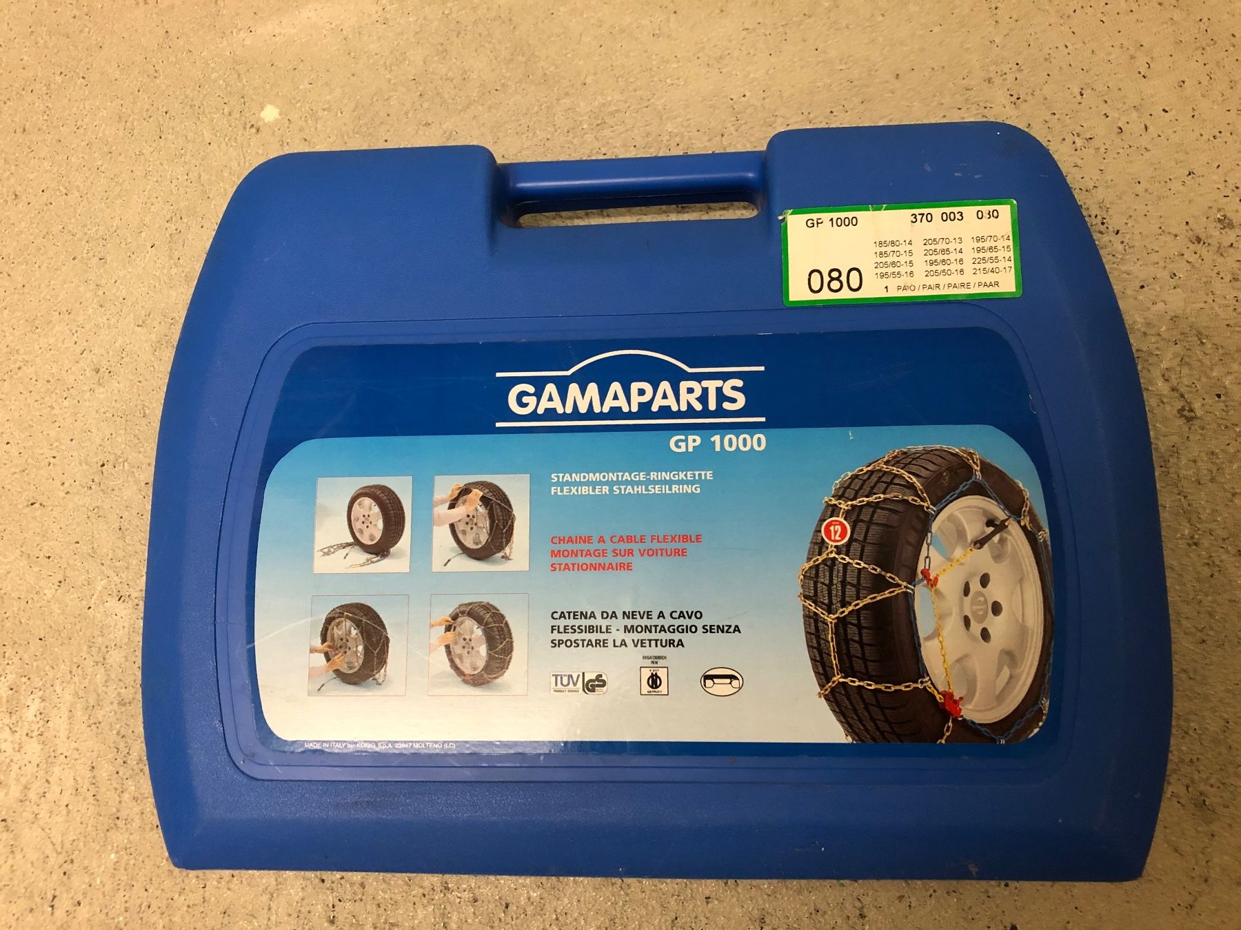 Catene da neve: Schneeketten Gamaparts GP 1000 – Nuovo (secondo la descrizione) da Greifensee venduto da Janusz52