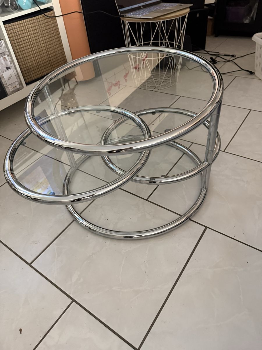 Tische: Coutisch Milo Baughman 1970 Vintage-Stil – Neu (gemäss Beschreibung) aus Fislisbach von meb_cgw9