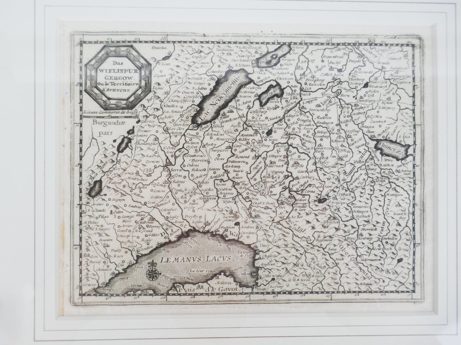 Cartine & Atlanti: Karte aus 1634 im Rahmen – Usato da Urtenen-Schönbühl venduto da Restwert_Schoenbuehl 1