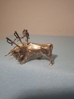 Stier Metall versilbert