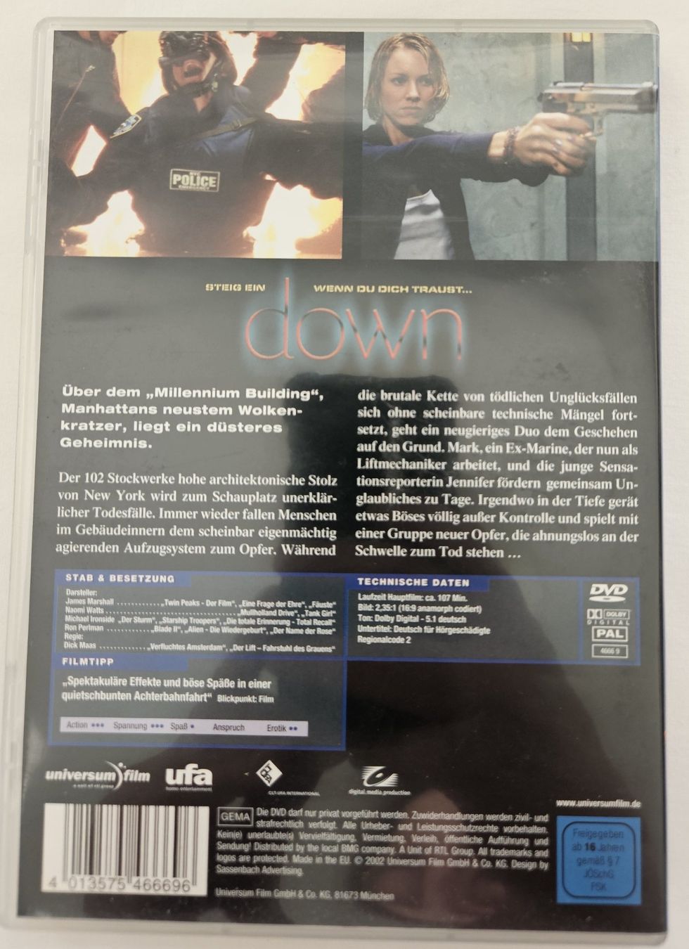 Tous les DVDs: DVD down – D'occasion à Zetzwil par Power4 1