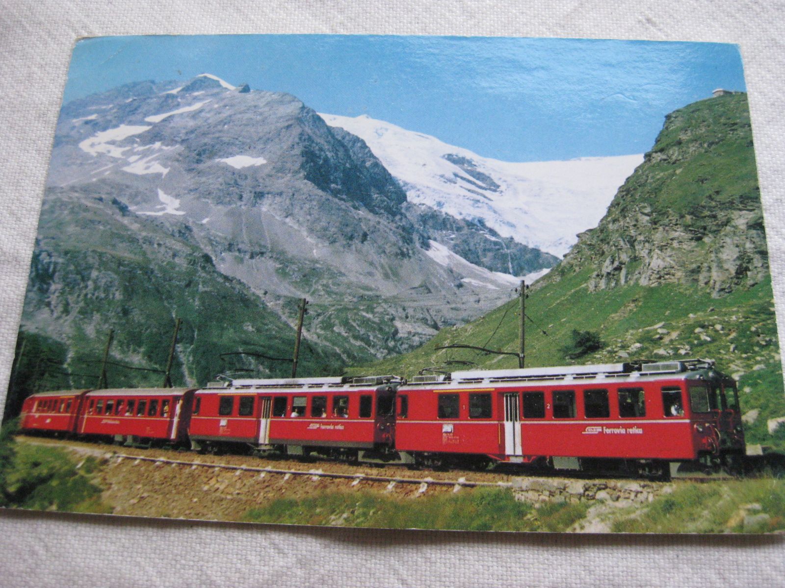 Cartoline postali: AK Berninabahn – Usato da Malters venduto da Marosko