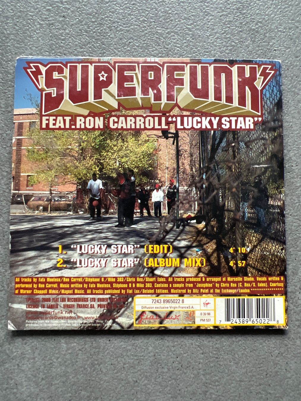 CDs: CD 2 titres Superfunk feat.Ron Carroll « lucky star » – D'occasion à Bouveret par Feelgoodtrading 1