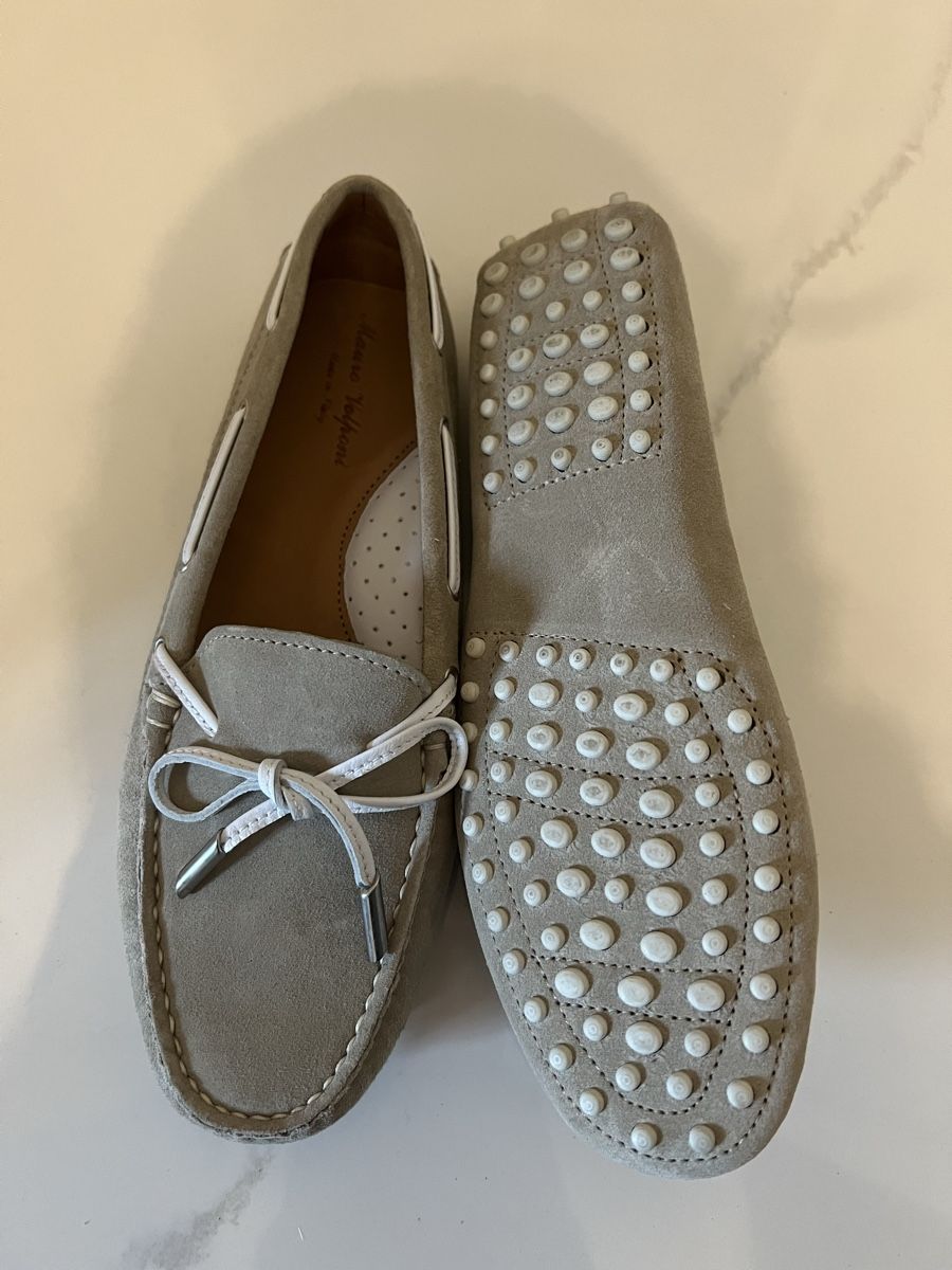 Scarpe da donna: Mocassini beige scamosciati Mauro Volponi – Nuovo (secondo la descrizione) da Sonvico venduto da gborella 1