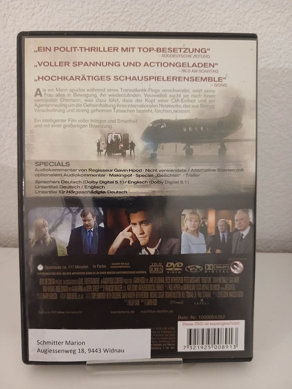 Tutti i DVDs: Machtlos – Usato da St. Margrethen SG venduto da SamusAran 1