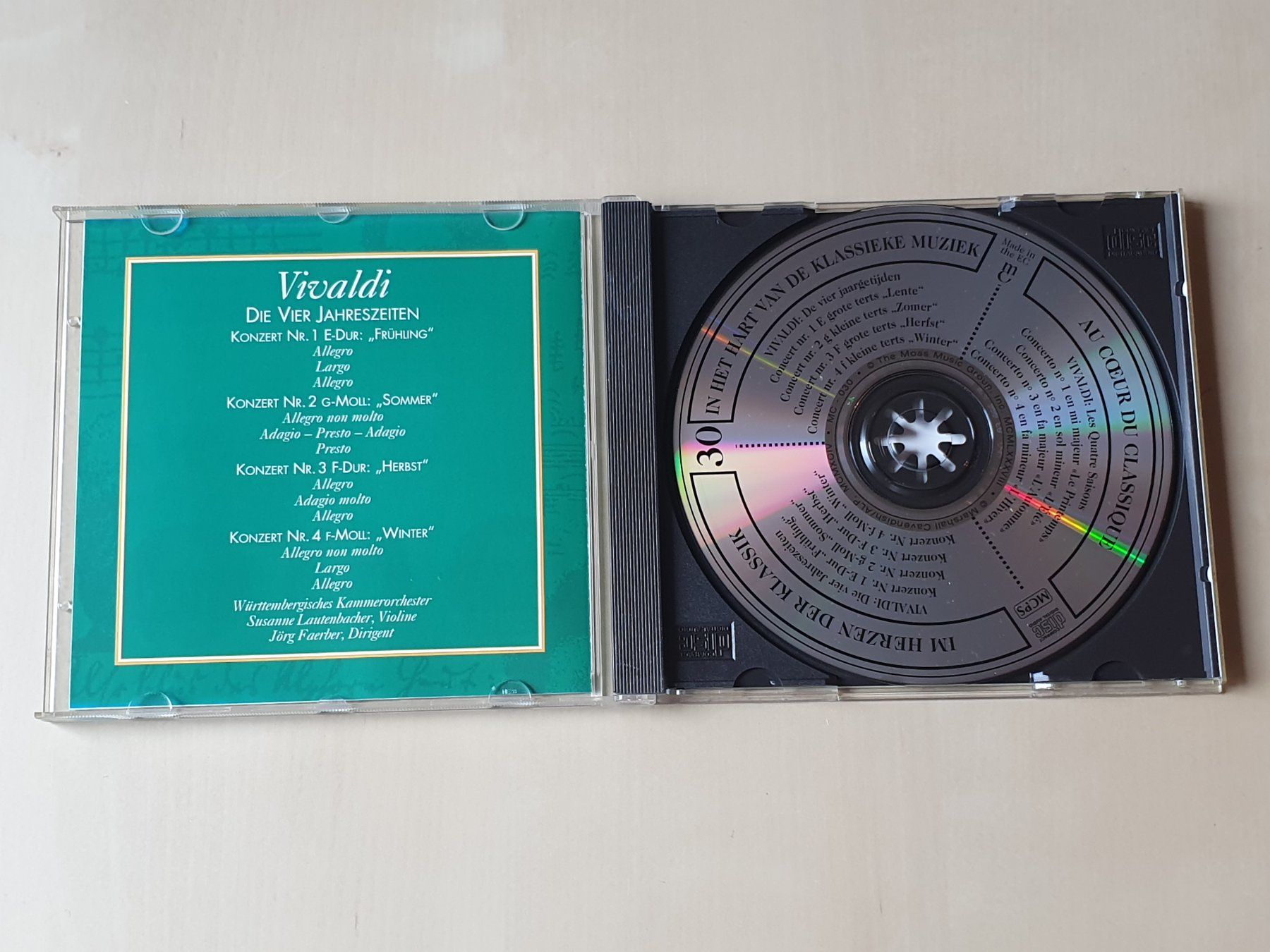 CD: Vivaldi die 4 Jahreszeiten – Usato da Stansstad venduto da collectorsshop 2