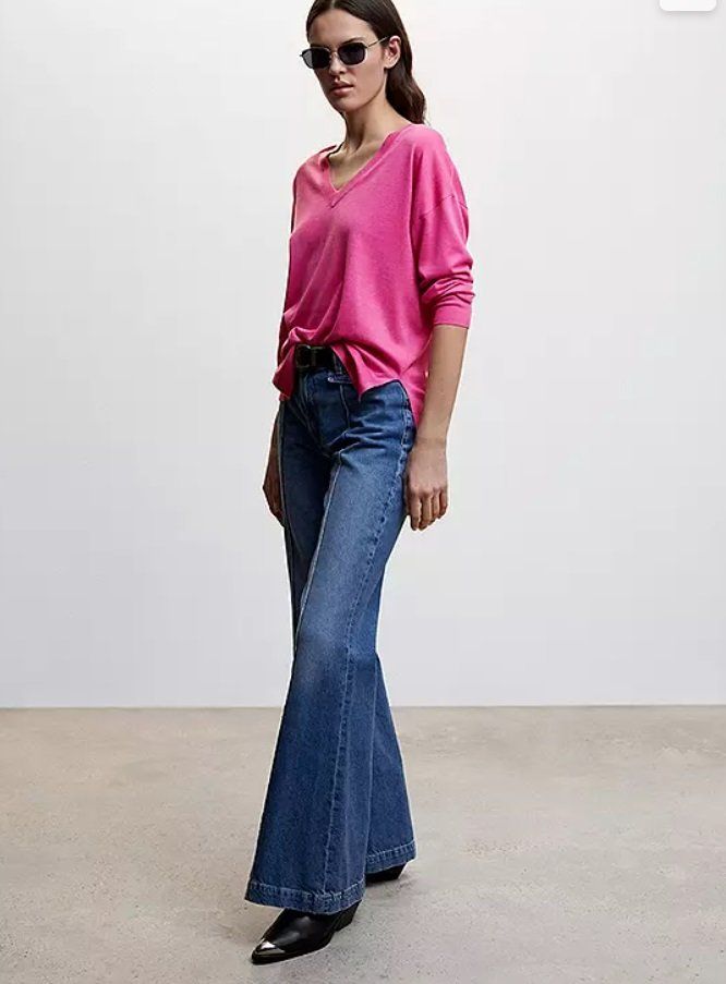 Mango Maglioni & Felpe: Mango Strickpullover, Strick Shirt Pink, Grösse M, neuwertig – Nuovo (secondo la descrizione) da Rotkreuz venduto da beltraum 3