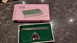 Mini-Pooltisch, Tischbillard, Reisespiel, neuwertig.