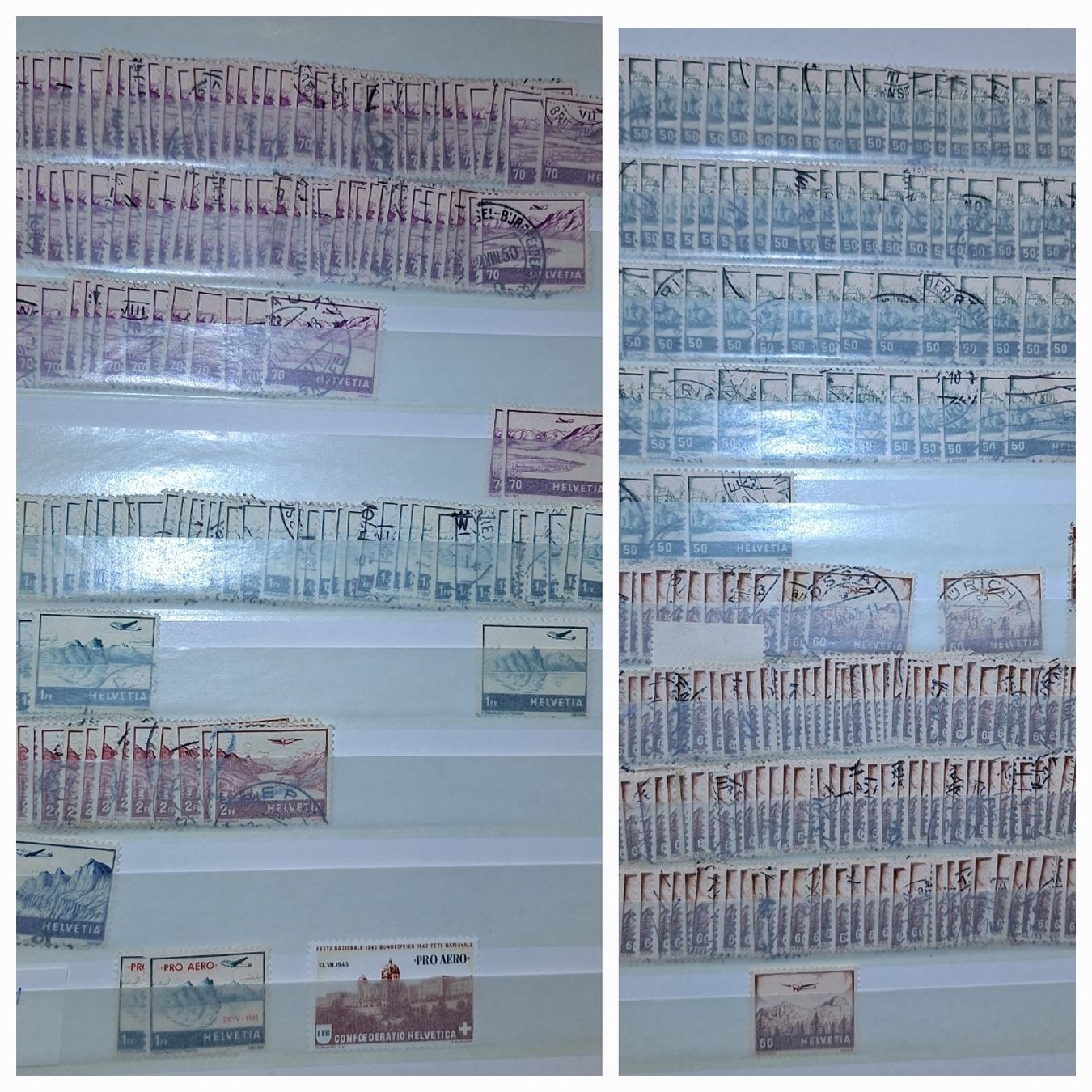 Tutti i francobolli: Sammlung Flugpost  – Usato da Balgach venduto da SIMEON27 8