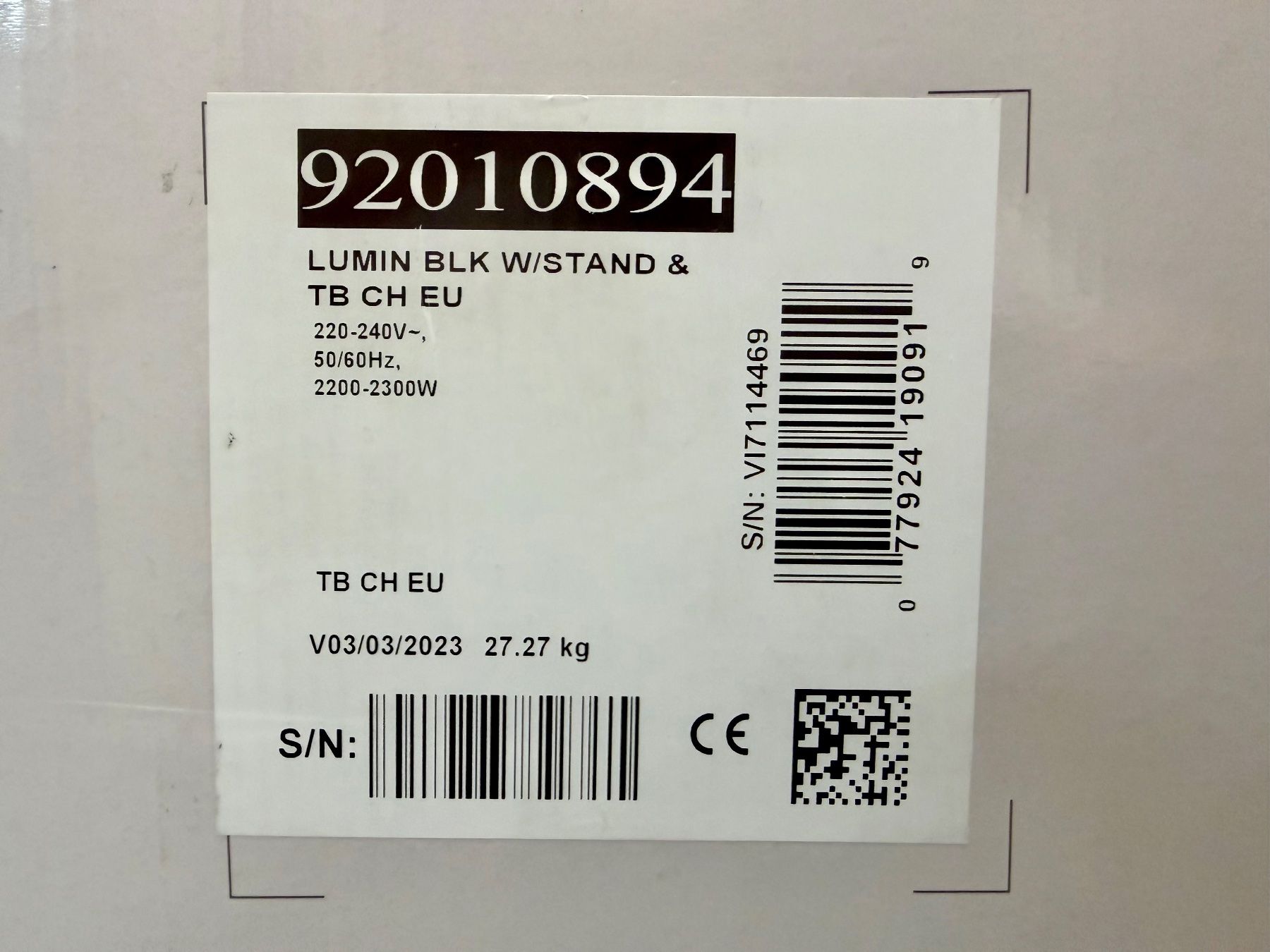 Weber Griglie: Weber Lumin Elektrogrill mit Stand Schwarz – Nuovo e nell'imballaggio originale da Basel venduto da Toby1 4