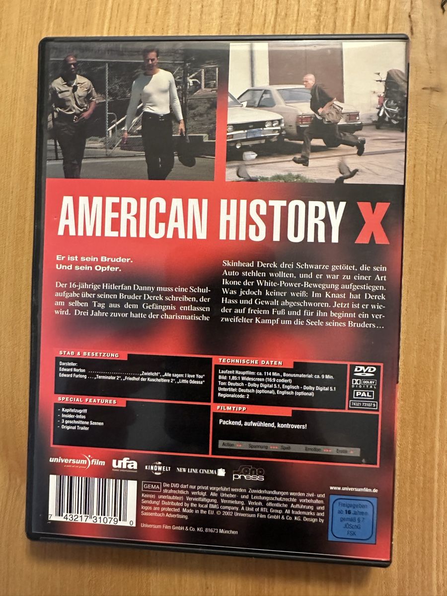 Tutti i DVDs: American History – Usato da Wiedlisbach venduto da Treiu 2