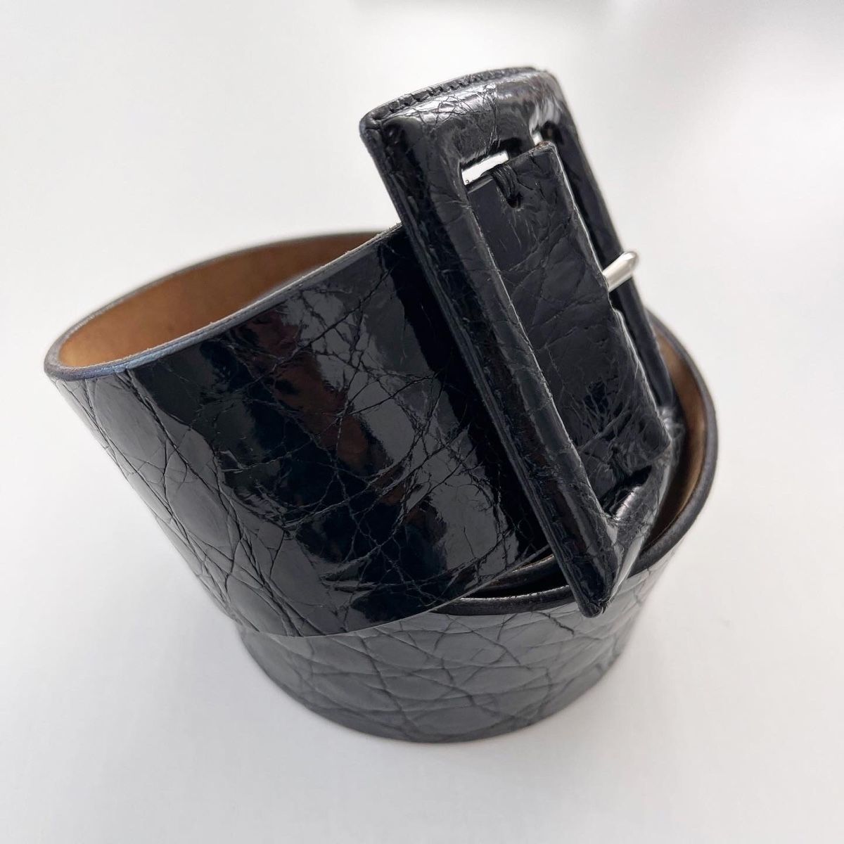 Cinture: GIO MORETTI  crocodile leather belt – Nuovo (secondo la descrizione) da Freienbach venduto da Avviivva_Shop 1