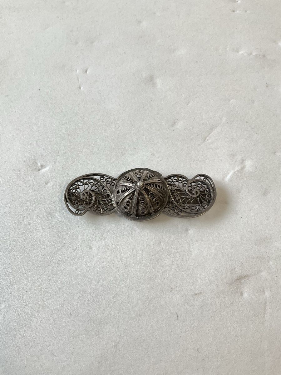 Spille & Fermagli: Ancienne broche, filigrane en argent  – Usato da Malleray venduto da Robot12