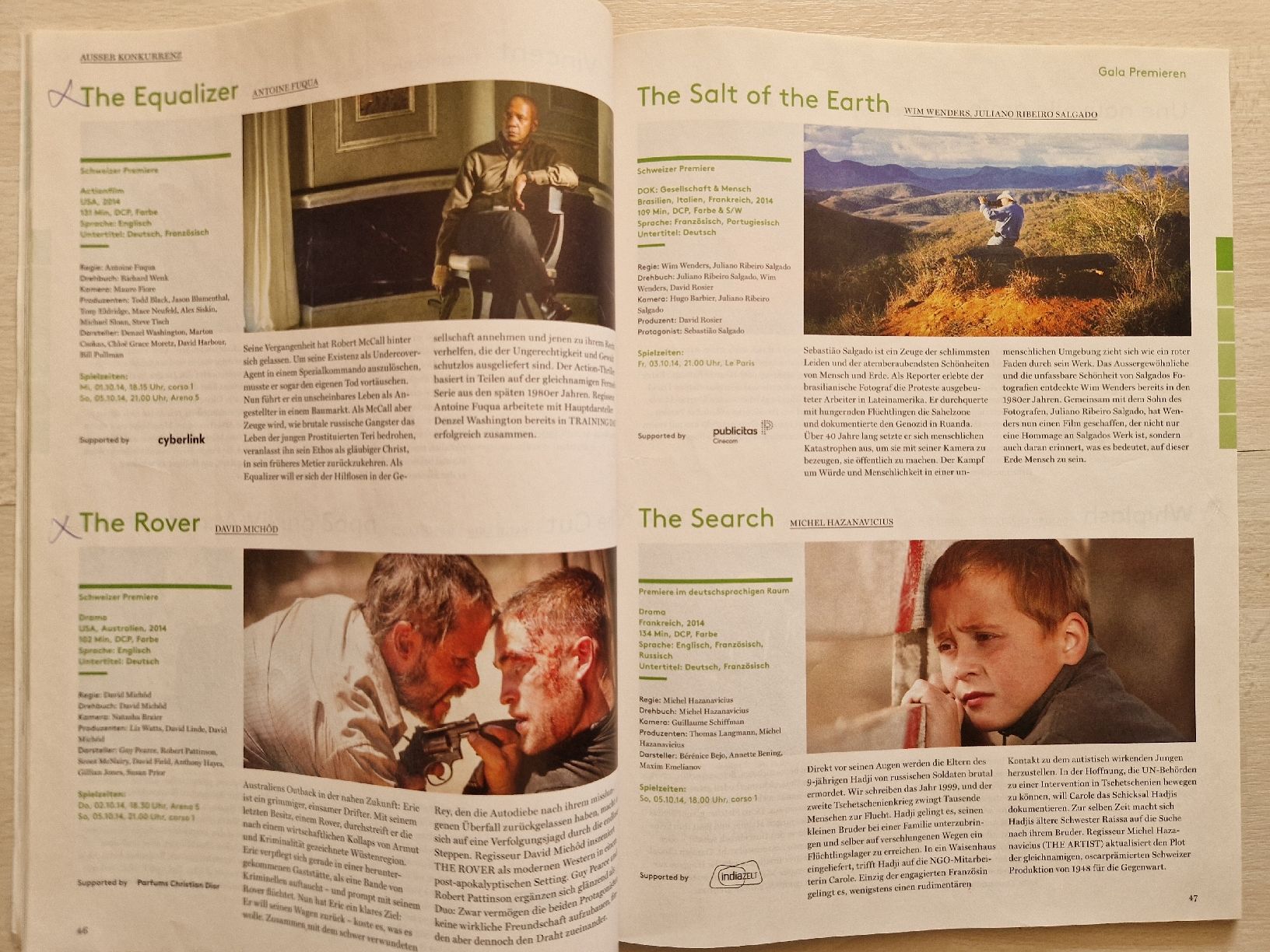 Dokumente: Zurich Film Festival Programmheft 2014 – Gebraucht aus Lyss von pksuny 1
