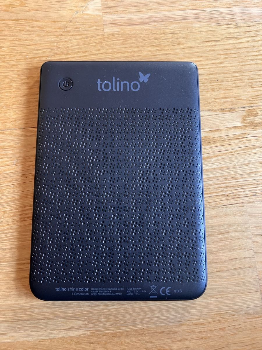 Tolino Tablet PC: Tolino Shine Color E-Reader, 1. Gen., gut erhalten – Usato da Rüti ZH venduto da rili05 2