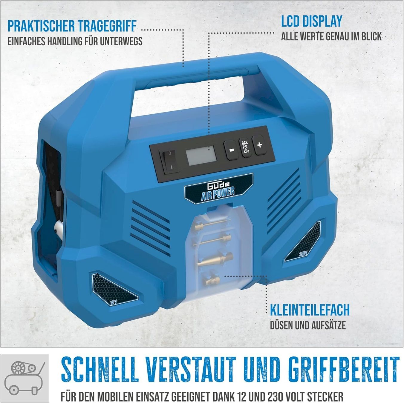 Compressori: Güde Airpower Dual Drive Kompressor – Nuovo e nell'imballaggio originale da Bottighofen venduto da zaap 1