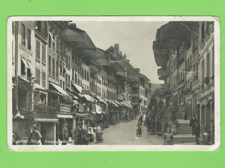 Cartoline postali: Thun Hauptstrasse – Usato da Zürich venduto da t24_de