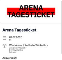 1 Tickets Winti Arena / Schweiz - Kolumbien / 07.07.2026