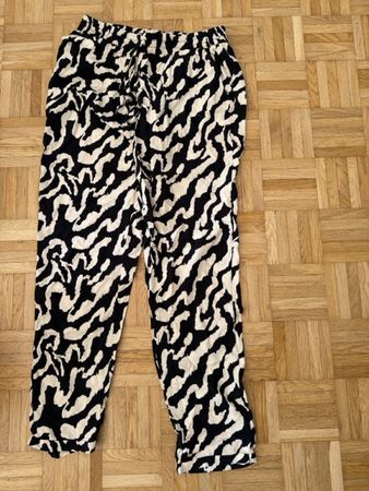 Pantalon noir et blanc ZÉBRA 
