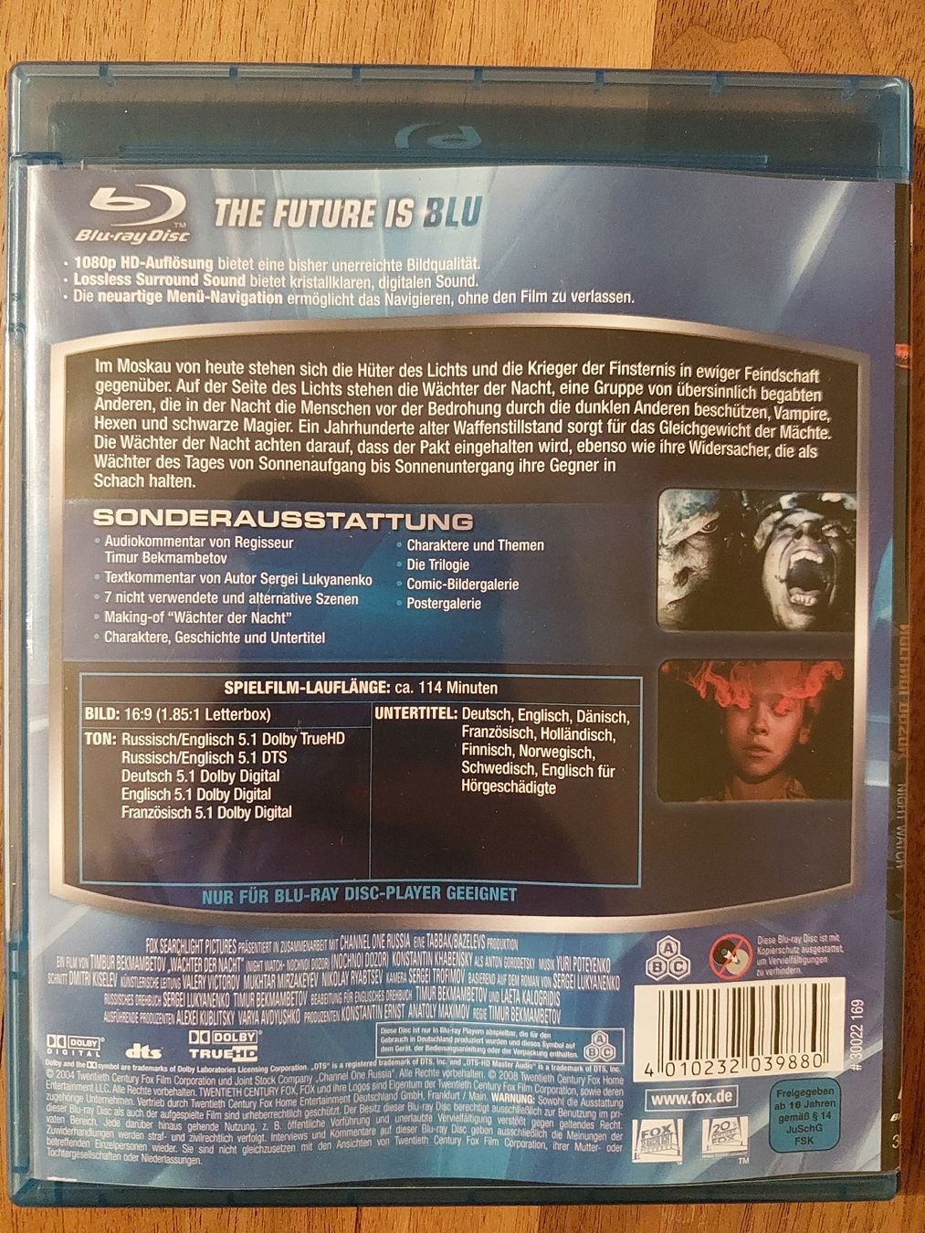 Tutti i DVDs: Blu Ray - Wächter der Nacht – Usato da Rheinfelden venduto da FilmAuktion 1