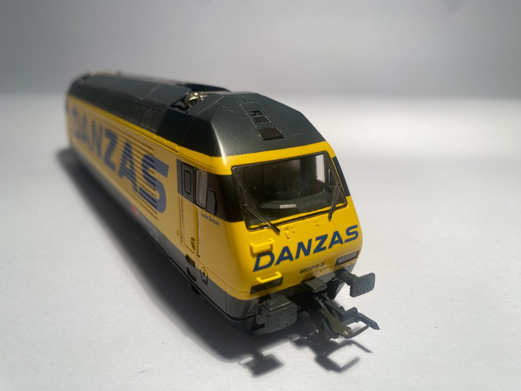 Roco Modellini di ferrovie: ROCO E-Lok SBB RE460 DANZAS gelb, DC Analog – Usato da Buchrain venduto da Modellbahn11 4