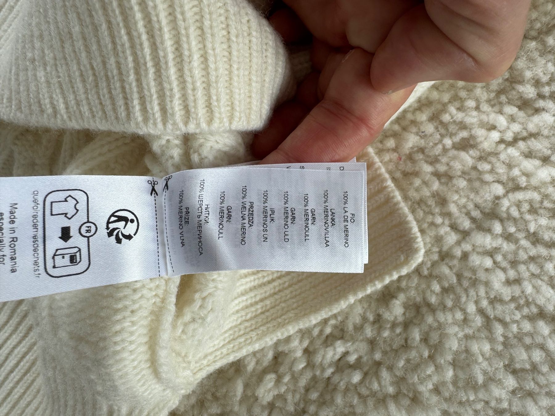 Maglioni & Felpe: IVY OAK Zopf Pullover Merinowool Gr 40 creme NEU – Nuovo e nell'imballaggio originale da Zuerich venduto da Moochie 5