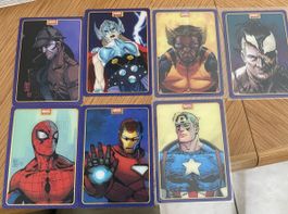Marvel Adventure Cards Set 7 Stk guter Zustand