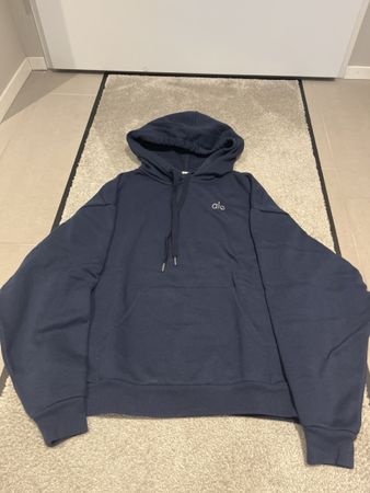 Alo Yoga Accolade Hoodie dunkelblau / navy blue