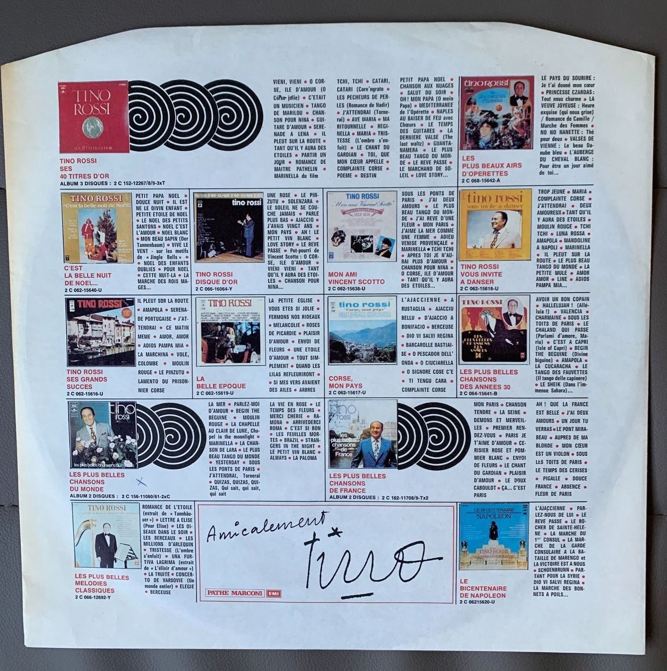 Dischi in vinile: TINO ROSSI / DISQUE D'OR – Usato da Sarnen venduto da m-basic 2