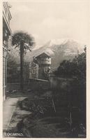 Locarno (TI) Torre con panorama alpino Schloss