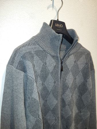 Laine Très Douce, Pull Zippé Gris, Taille M