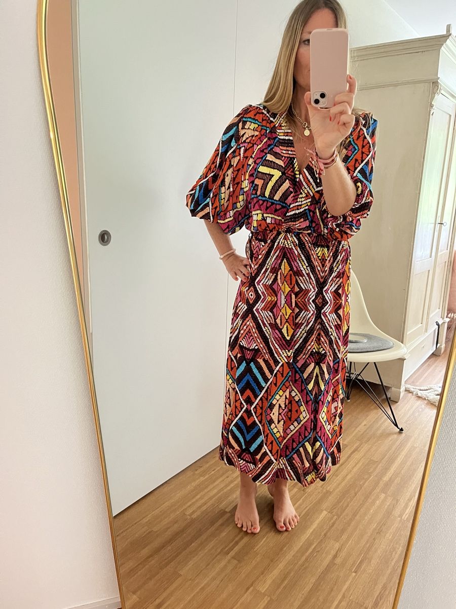 Vestiti: DIXIE Kleid Midi Ethno Print, Gr. 38 – Usato da Küsnacht ZH venduto da madrilena77 5