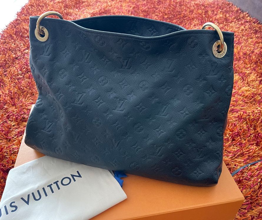 Louis Vuitton Artsy MM, Leder, schwarz, M41066