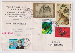 Brief KOREA in die Schweiz