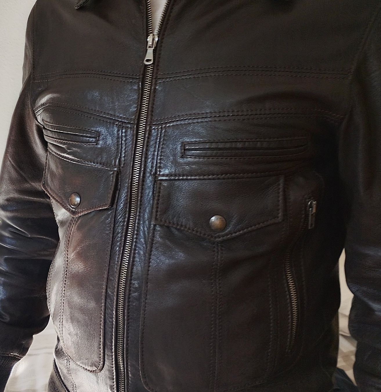 Giacche: lederjacke braun herren – Usato da Massagno venduto da cor_8nxp 5