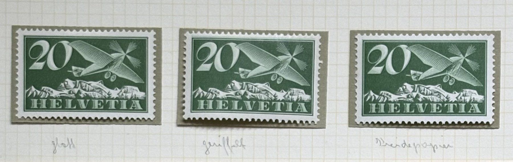 Tutti i francobolli: FLUGPOST BRIEFMARKEN – Usato da Ostermundigen venduto da Heavenmaus75 2