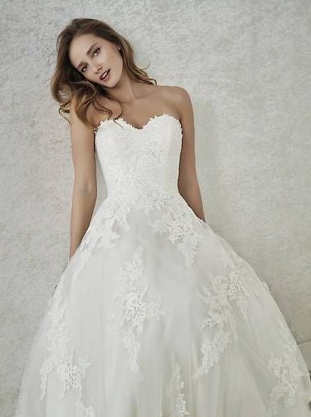 Pronovias Kleider: NEU St. Patrick White One Fabiela, Gr. 38 mit Etikett – Neu (gemäss Beschreibung) aus Embrach von vmadia 2