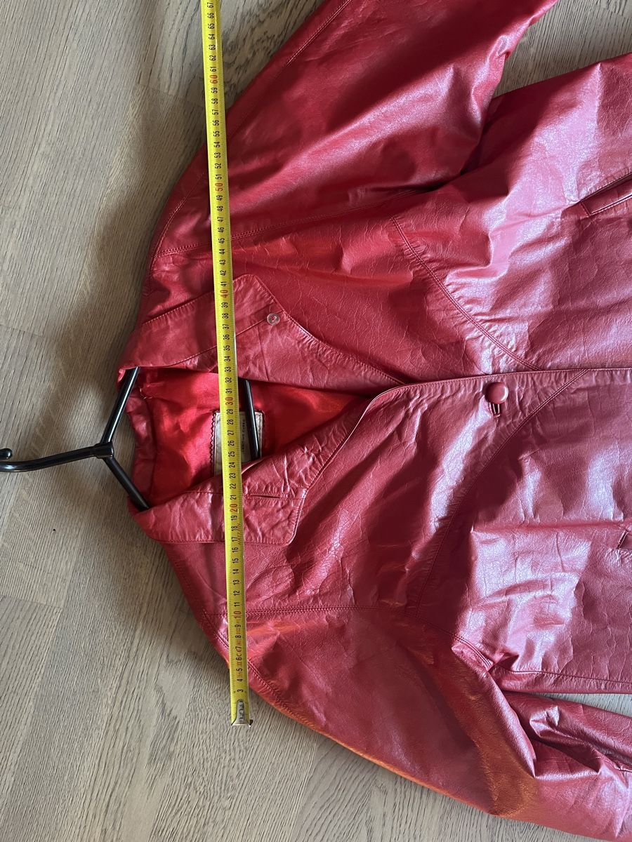 Cappotti: Rote Lederjacke vintage – Usato da Zürich venduto da Closetbesties 8