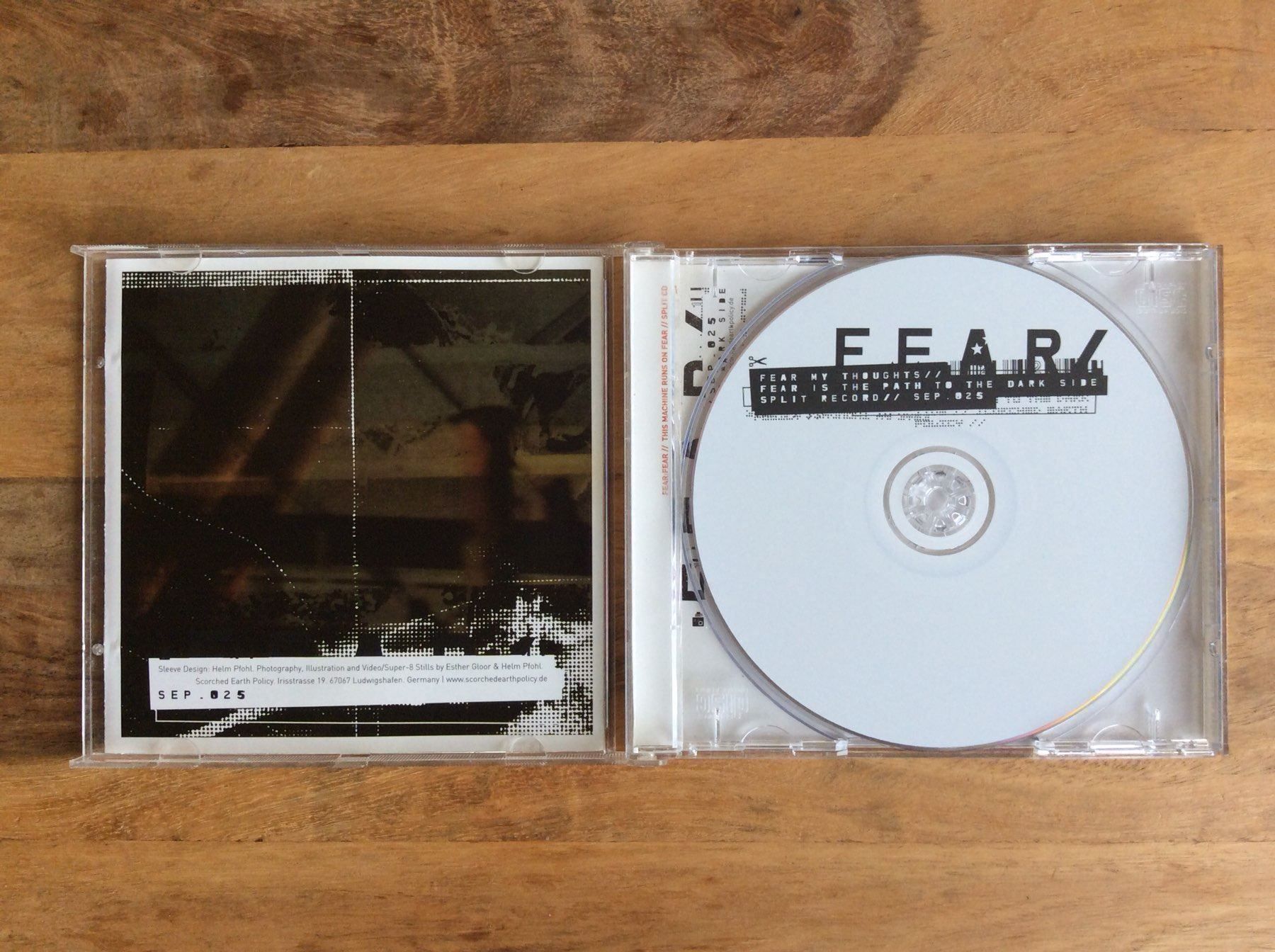 CD: CD Fear My Thoughts / Fear Is The Path – Usato da Horgen venduto da flyingpenguin2000 1