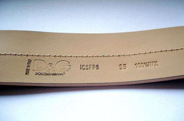 Dolce & Gabbana Cinture: Dolce & Gabbana, D&G Gürtel, NP 450.00 – Usato da Stehrenberg venduto da AB-C 2