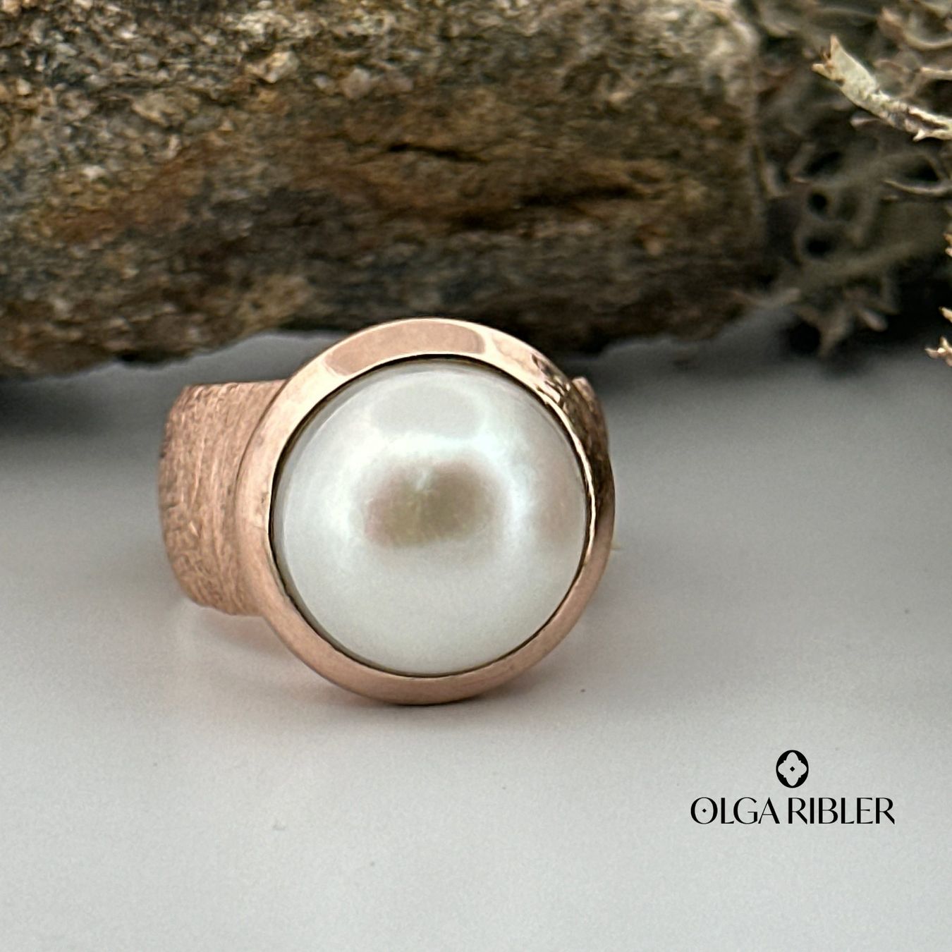 Olga Ribler Anelli: Unikate Silber Ring 925 mit Perle Grösse 55 – Nuovo (secondo la descrizione) da Luzern venduto da Schmuckoutlet 4