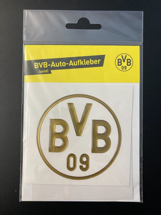 BVB-Auto-Aufkleber gold