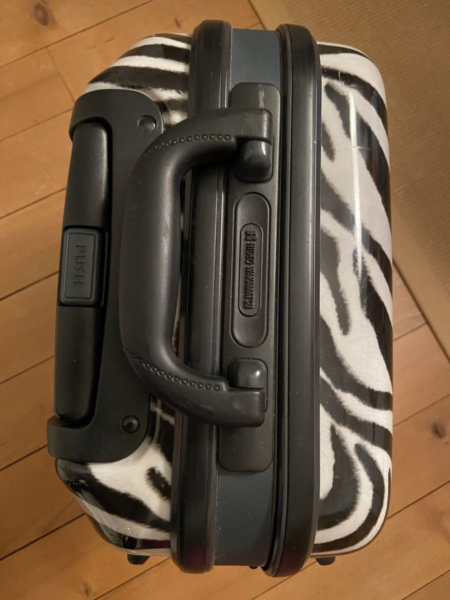 Valises de voyage: Koffer/Trolley Zebraoptik – D'occasion à Lüscherz par channad 4