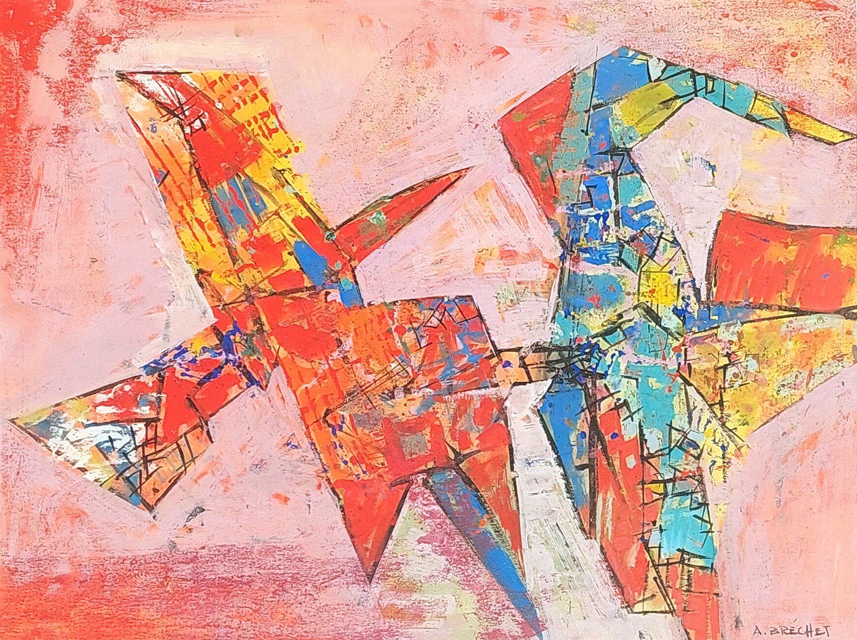 Tableaux: PEINTRE JURASSIEN - André Bréchet – D'occasion à Montmelon par canelle-12
