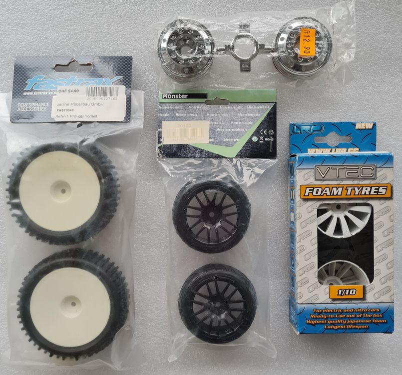 RC Truck Reifen Mit Felgen – Für 1/18 9301 Modelle, Schlagfest & Vibrationsgedämpft 🚙