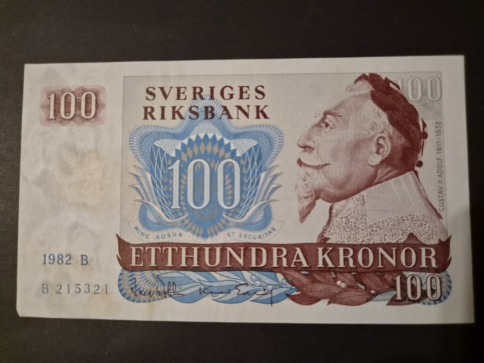 Banconote: Suède 100 kronor 1982 P54c – Usato da Versoix venduto da rucio