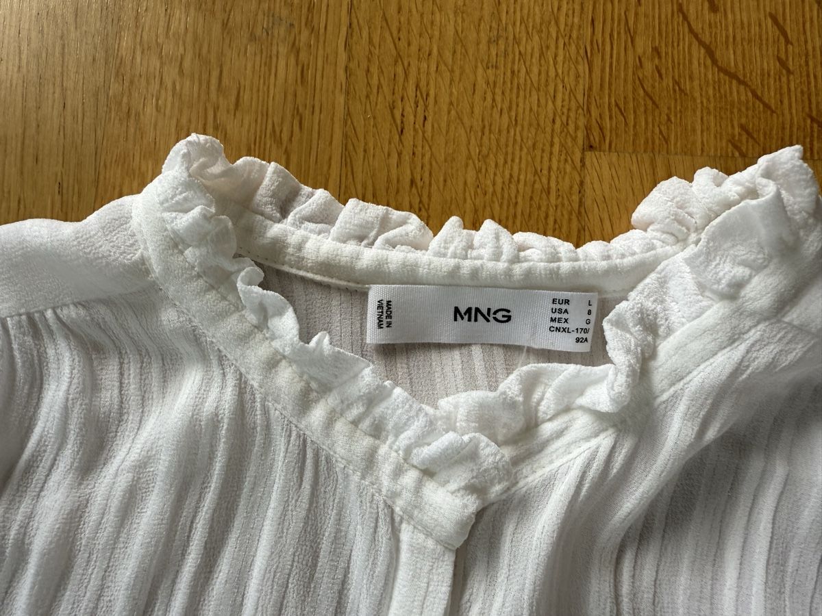 Mango Camicette: MANGO, Bluse, Weiss, Gr. L – Nuovo (secondo la descrizione) da Basel venduto da sel_g 3
