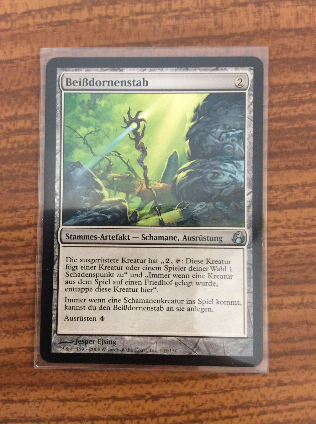Magic The Gathering Carte collezionabili: MTG - Thornbite Staff x1 – Nuovo (secondo la descrizione) da Altdorf UR venduto da Spiel-Chreisel