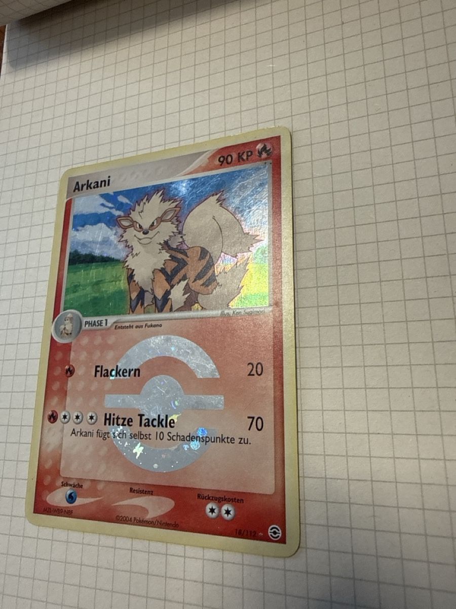 Pokémon Sammelbilder & Trading cards: Arkani - Arcanine 18/112 Reverse – Gebraucht aus Gudo von ken_dr92 8